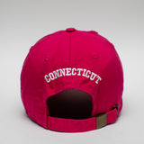 "CT" Vintage Baseball Cap (Hot Pink)